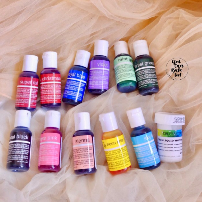 

Ready" Chefmaster Gel Base Food Color