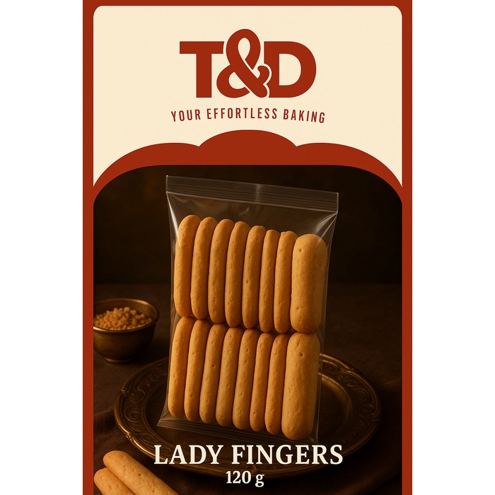 

Ready" Lady Finger Titan Baking (100 Gr)