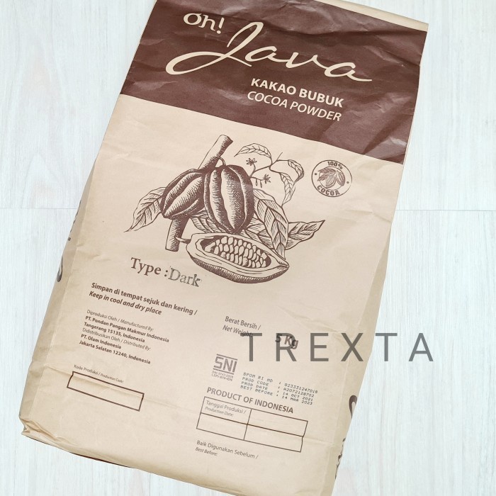 

Ready" [Dark] Oh! Java Cocoa Powder / Coklat Bubuk - 1Kg