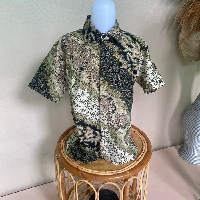 SALE  FILOSOFI KEBAYA - KEMEJA BATIK ANAK LAKI LAKI 0-9 TAHUN HEM ANAK LENGAN PENDEK LAKI-LAKI