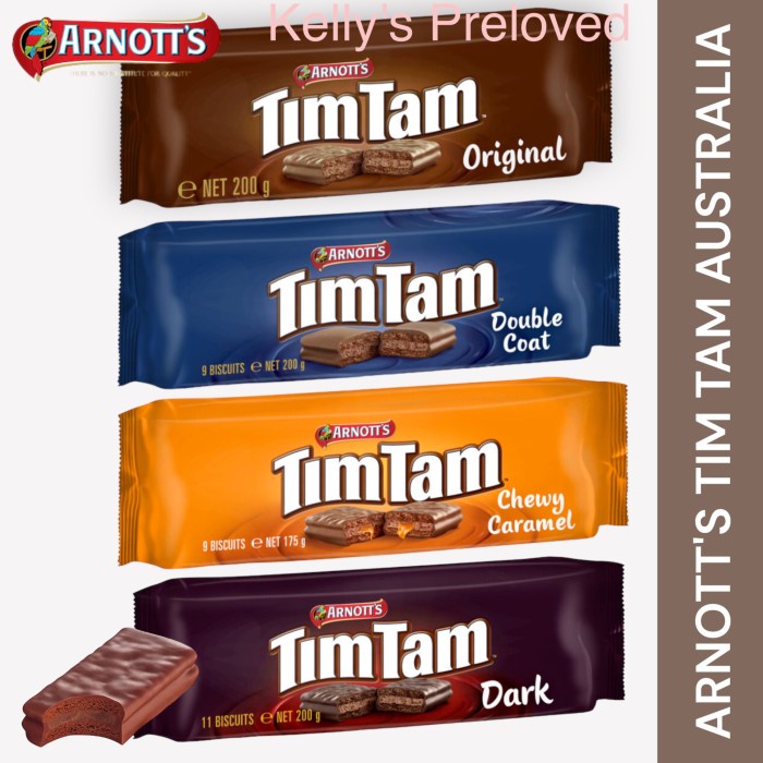

Ready" Arnott'S Tim Tam Australia Biscuit Chocolate Timtam Arnotts