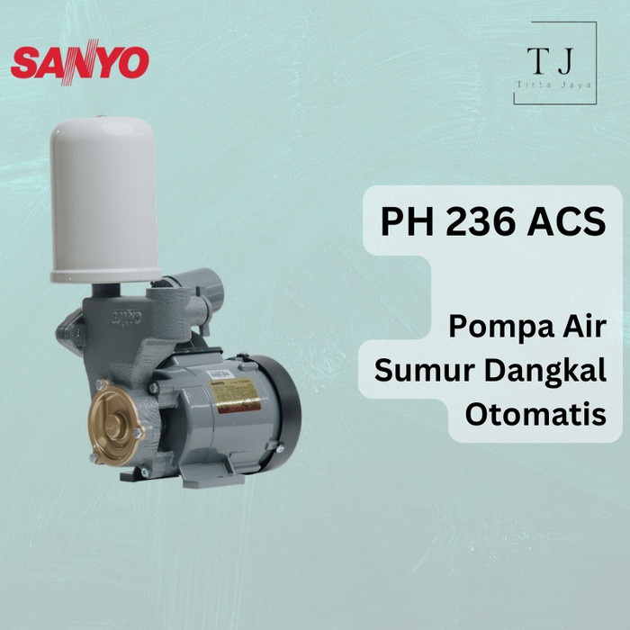 Pompa Air Sanyo P-H236AC Sumur Dangkal Otomatis