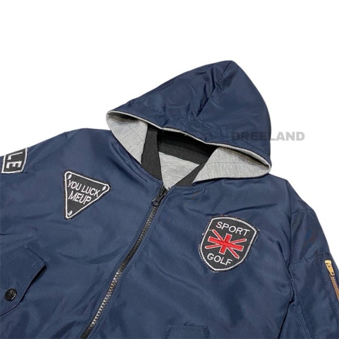 DREELAND JAKET BOMBER HOODIE ANAK LAKI LAKI PEREMPUAN 2-11 TAHUN