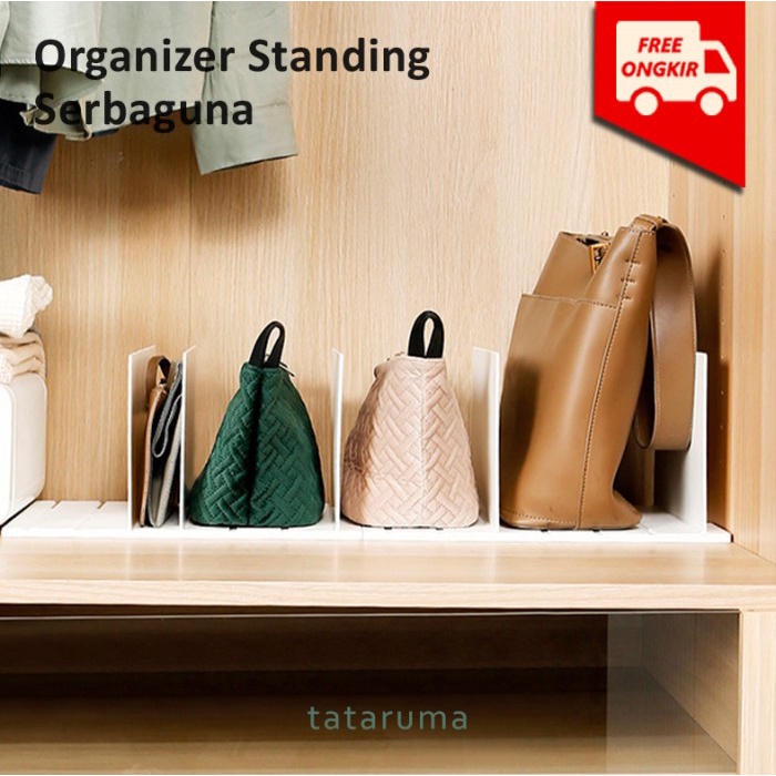 

BARANG TERLARIS WAKERU - Pembatas Sekat Organizer Standing Serbaguna