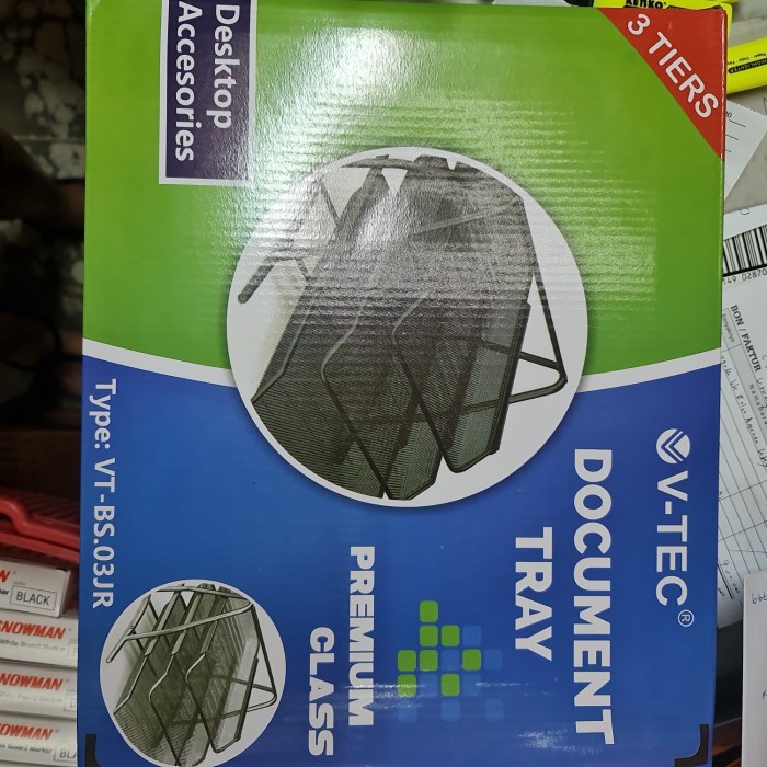 

BARANG TERLARIS rak kertas paper tray 3 susun