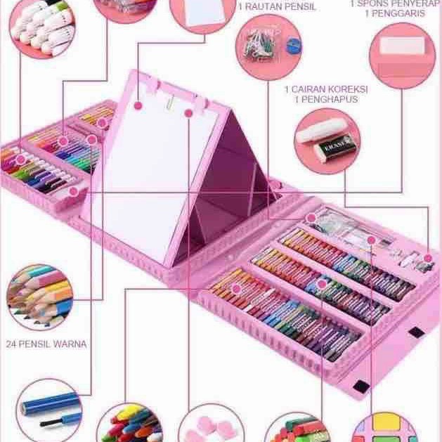 

Peralatan Lukis Anak Super Komplit - Art Set Crayon Terlaris