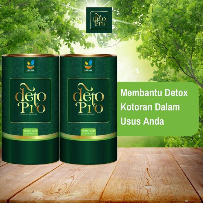 

Detopro Teh Celup Herbal Alami Untuk Detoksifikasi Pencernaan - 50Gr/20 Pouch - Tea Minuman Diet