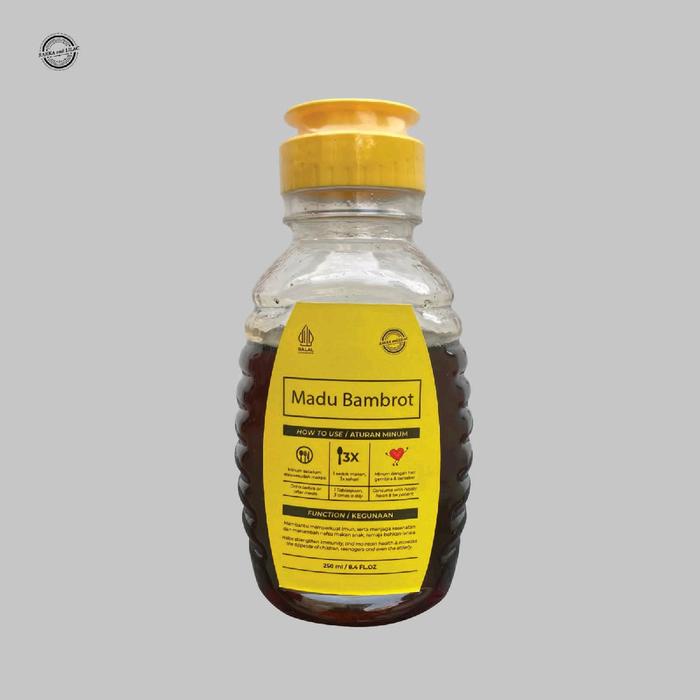 

Madu Bambrot Berisikan Madu, Lada Hitam, Sari Kurma, Kurkuma New
