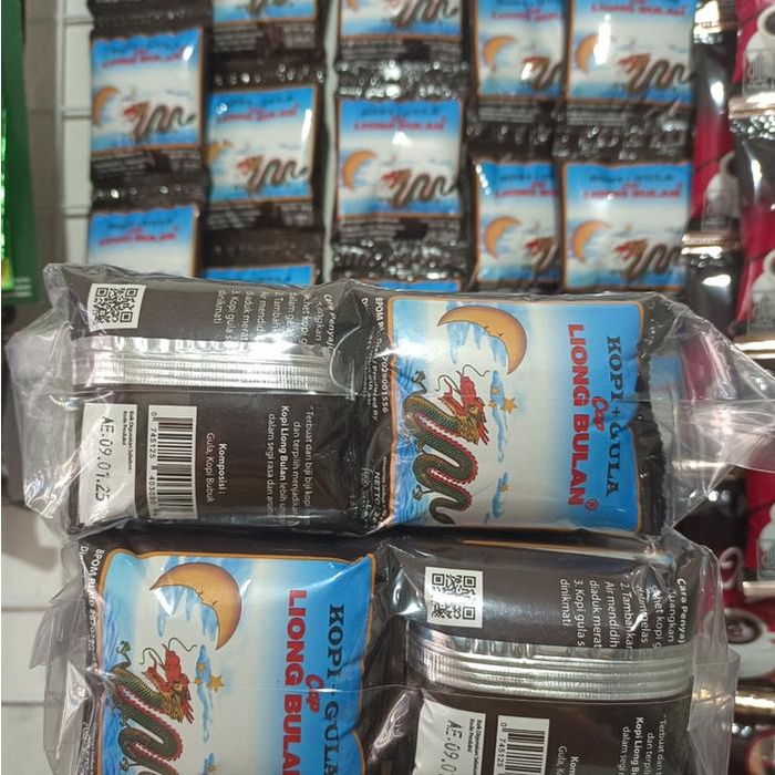 

Kopi Liong Bulan + Gula Asli Bogor 4 Paket (8 Renteng) - Kopi Arabika - Coffee Best Seller