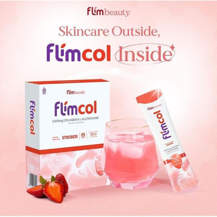 

Flimcol 1 Box Isi 10 Sachet Rasa Stroberi - Flimbeauty Flimcol By Flimty Terbaru