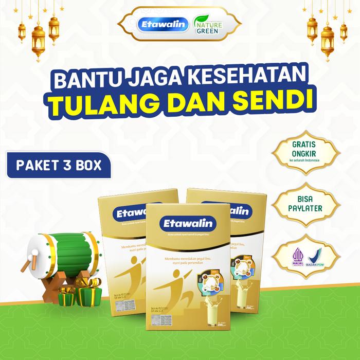 

Susu Etawalin Original Asli Paket 3 Box - Bpom Dan Halal Mui - Bantu Masalah Tulang & Sendi -