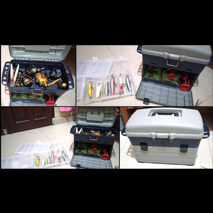 Tackle Box/ Box Tamiya/ Box Pancing - 3 Kompartemen