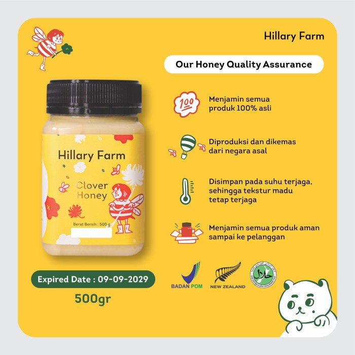

BARANG TERLARIS Manuka Honey UMF 5+ & Clover Honey Free Madu