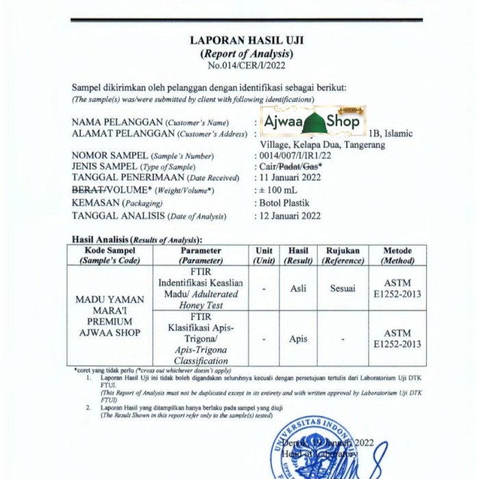 

BARANG TERLARIS Madu Yaman Mara'i 1 Kg