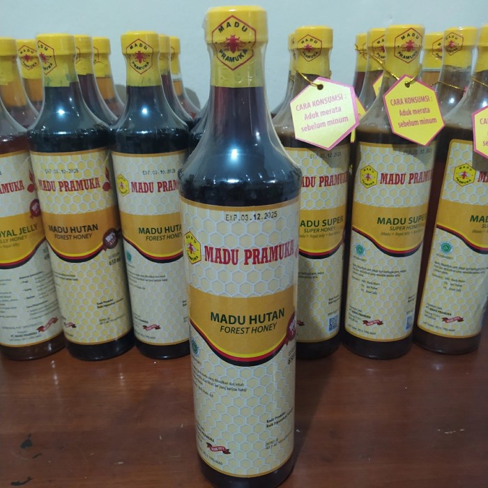 

BARANG TERLARIS Madu Pramuka Hutan / madu lebah liar / madu hutan 650ml