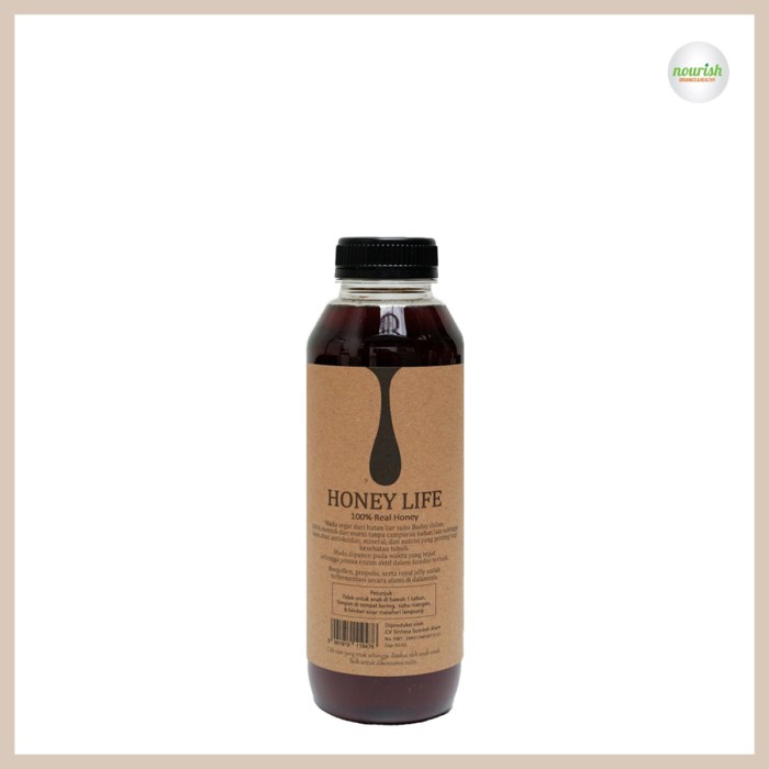 

BARANG TERLARIS Honey Life Raw Wild Forest Honey - 500 Ml
