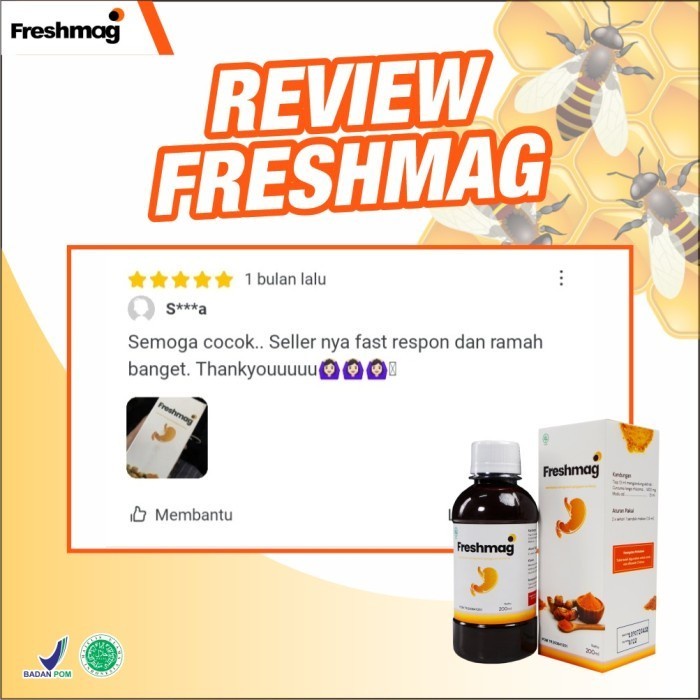 

BARANG TERLARIS Paket 2 Box Freshmag Madu Herbal untuk Lambung