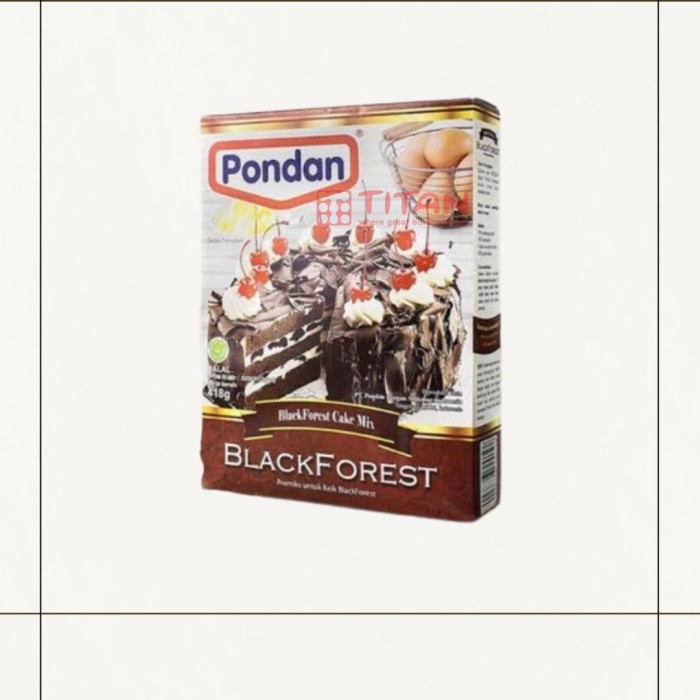 

SALE !!! PONDAN BLACKFOREST 418 GR READYY