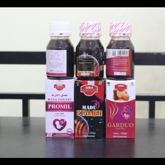 

BARANG TERLARIS Paket promil 3 ( Madu Zuriat , Madu penyubur pria dan Madu penyubur k