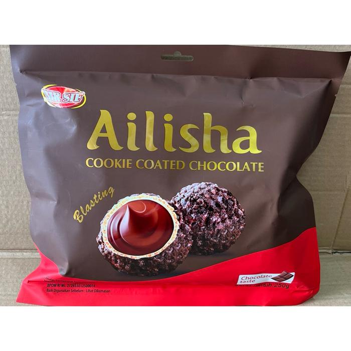 

Ailisha Cookie Coated Chocolate 250g Strawberry Milk Chocolate Taste