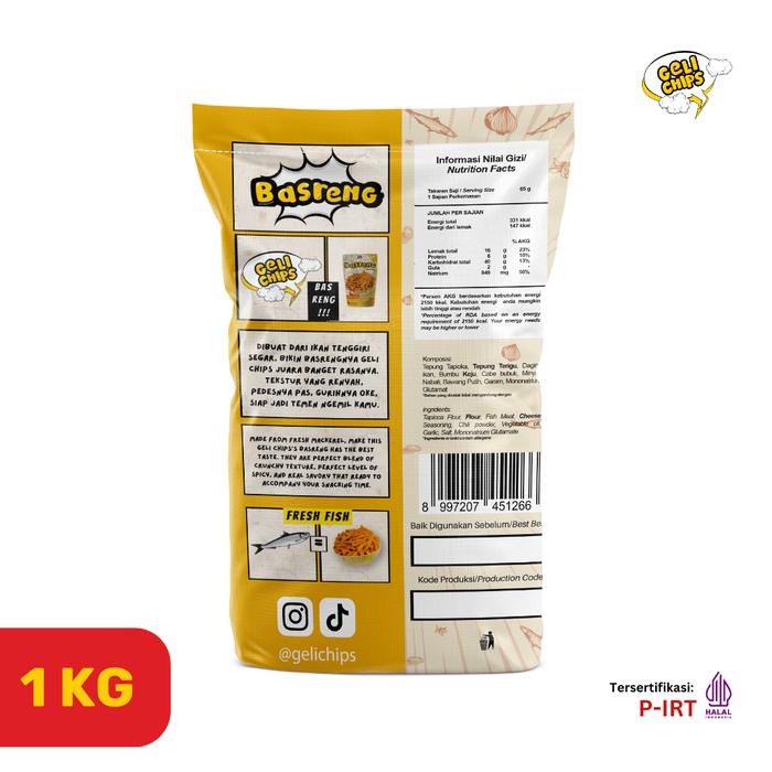 

GELICHIPS - 1 Kg BAKSO GORENG (BASRENG) Keju Pedas Renyah Gurih