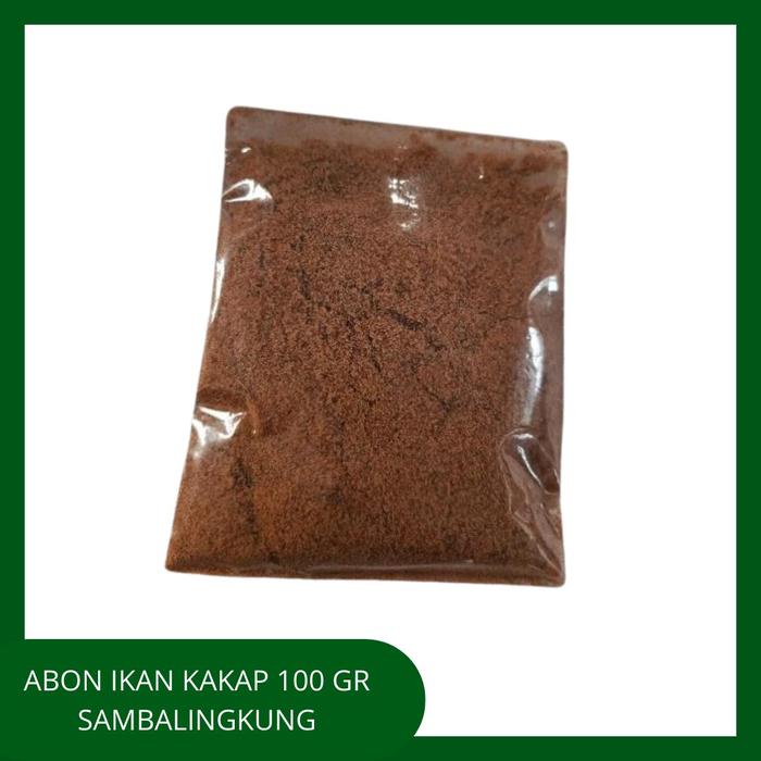 

SALE !!! ABON IKAN KAKAP/SAMBELINGKUNG ASLI BANGKA 100 GR READYY