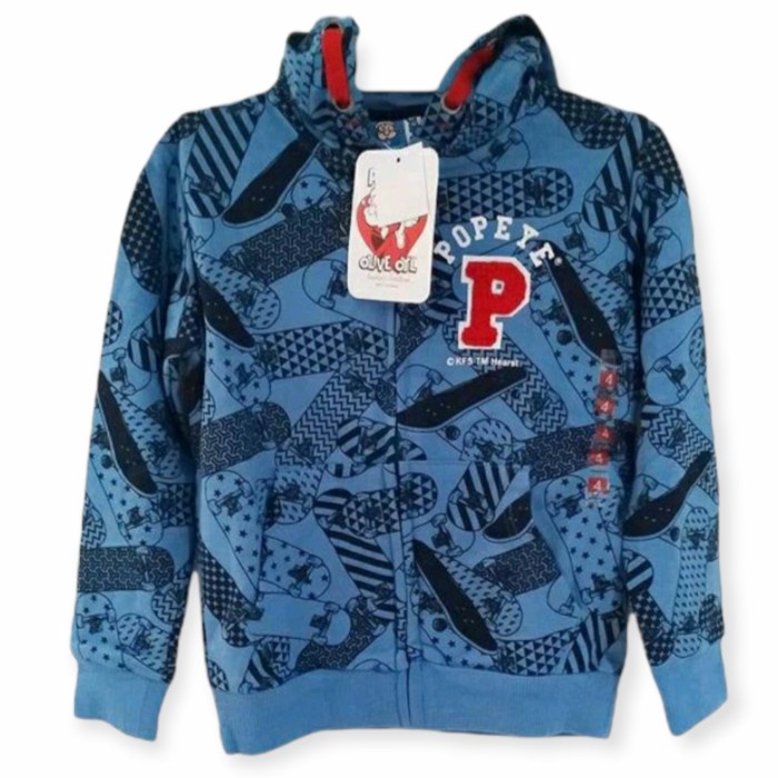 JACKET / JAKET ANAK POPEYE KIDS ORIGINAL HOODIE ANAK