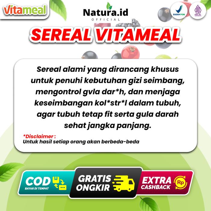 

Promo Paket 2 Box Vitameal Sereal Oat Pengganti Nasi Multigrain Sehat Instan Alami Oatmeal Cereal