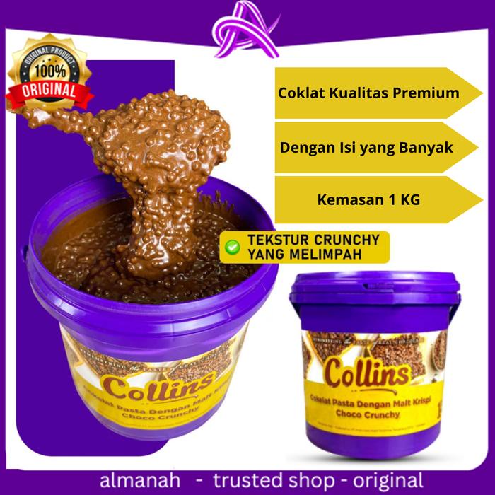 

Terbaru!! Collins Choco Crunchy 1 Kg Toping Roti Selai Donat Coklat Super Melimpah Packing Aman