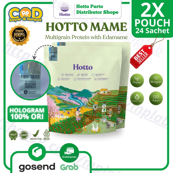 

Viral Diskon Paket Hemat! New Hotto Official Indonesia Mame Protein Multigrain =Edamame(Most