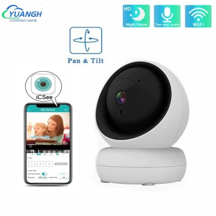 3MP MINI Smart Home WIFI Camera ICSee Video Surveillance Two Ways
