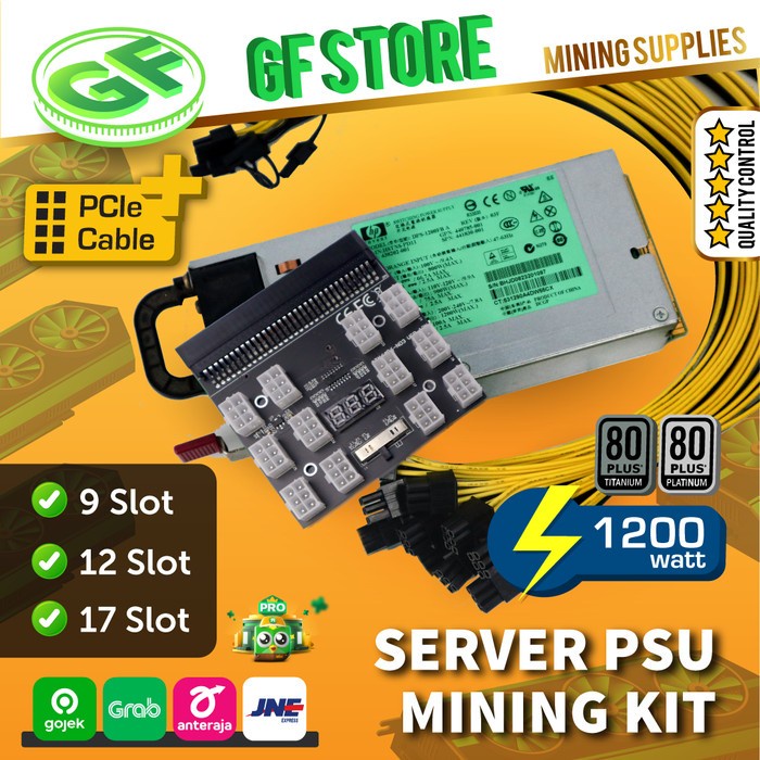 Server PSU Mining Kit 1200watt Platinum