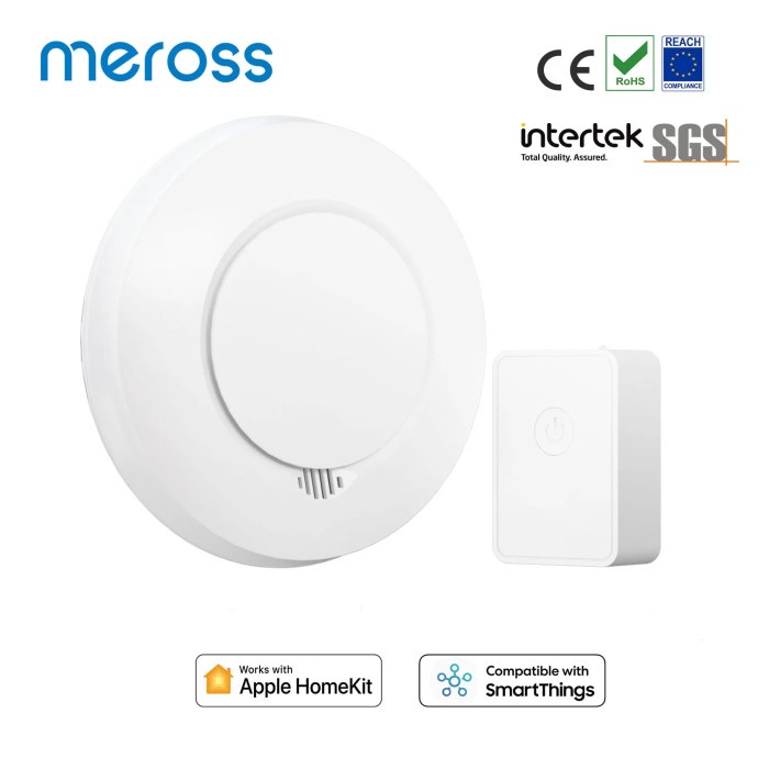 Meross HomeKit WiFi Smoke & Fire Detector Smart Smoke Alarm Detector