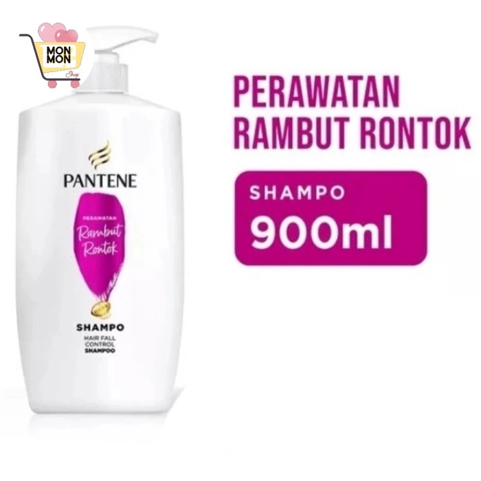 PANTENE SHAMPOO PERAWATAN RAMBUT RONTOK 900 ML / PANTENE ANTI RONTOK