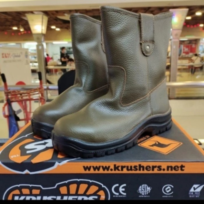 sepatu safety krusher texas brown