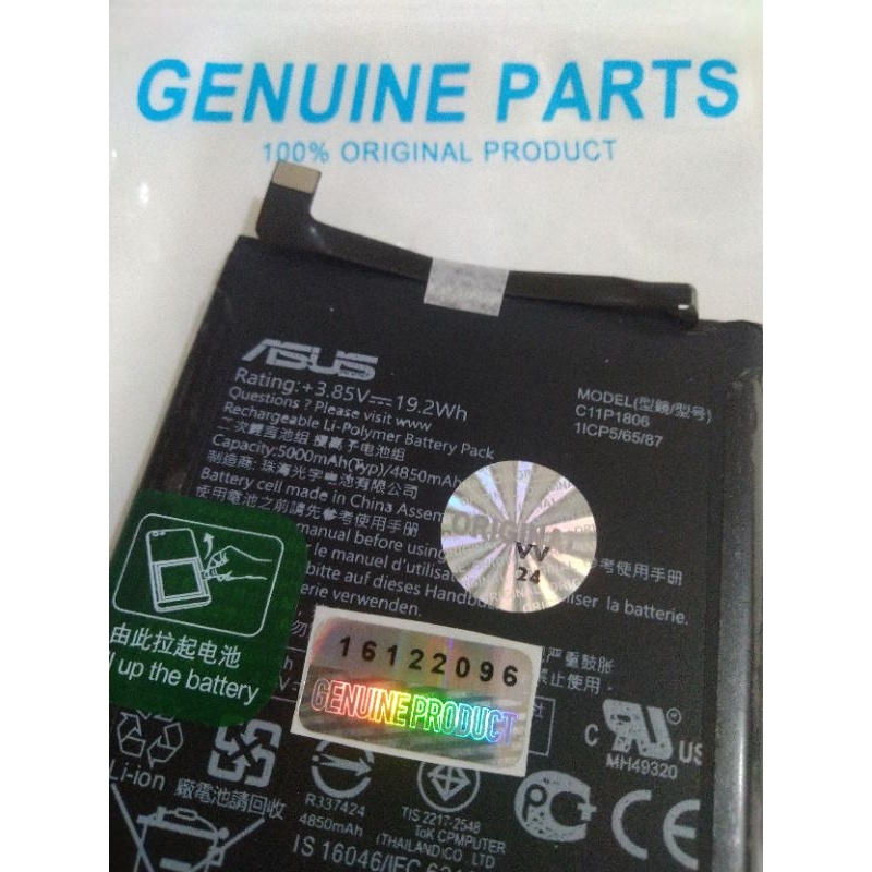 Asus C11P1806 Original 100% Genuine Battery Batre Baterai Asus Zenfone 6 2019 Zenfone 6Z