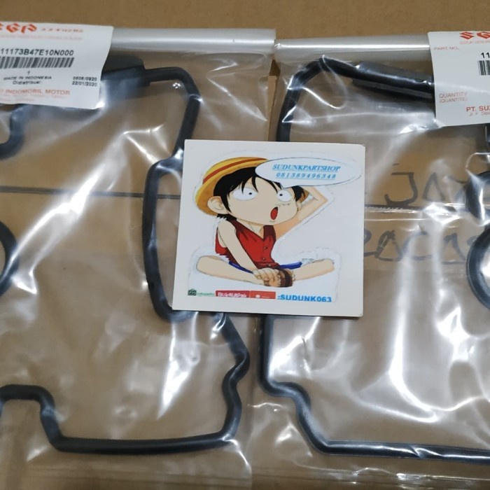 TERLARIS GASKET CYLINDER HEAD COVER KARET TUTUP BLOK HEAD SATRIA FU ORI