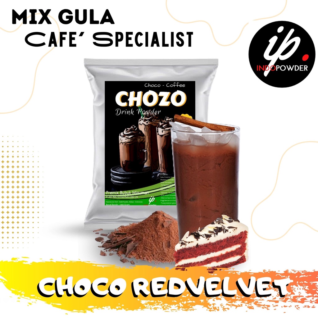 

IP Kendal - Bubuk Minuman Rasa CHOCO REDVELVET 1Kg Untuk Cafe, Resto & Usaha Minuman