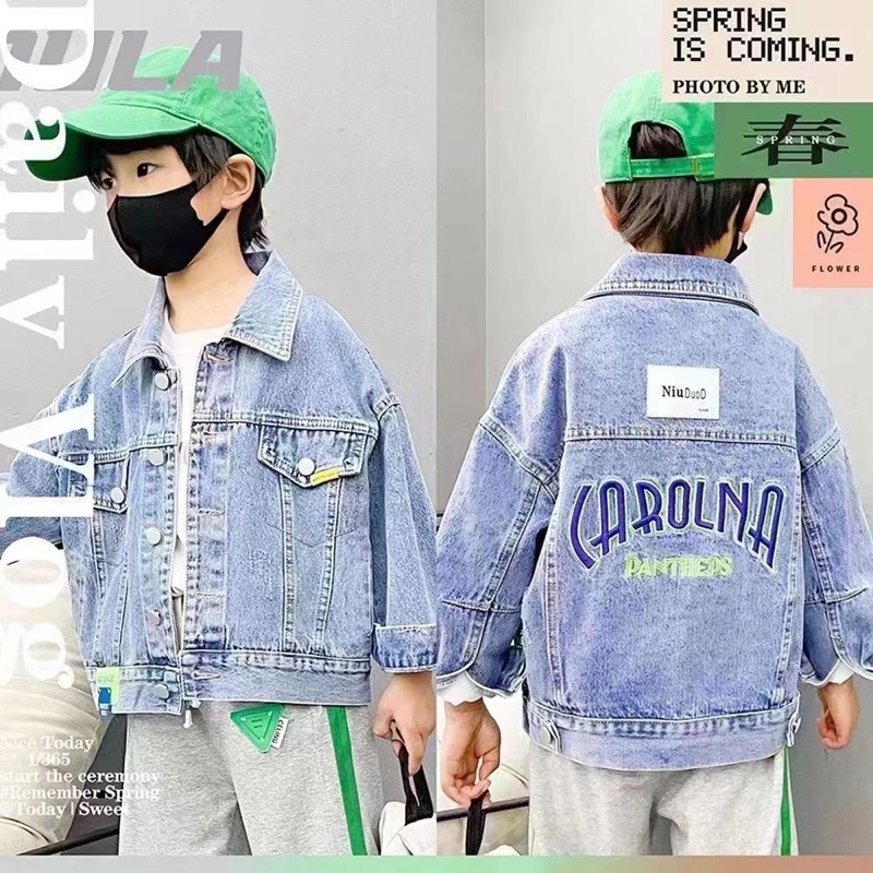 Tahan Lama Jaket Levis Premium Anak Laki-Laki Jkt002 Jacket Import Anak Cowok