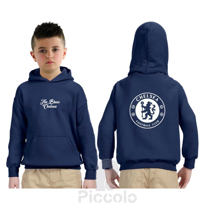 JAKET HOODIE ANAK CHELSEA JAKET TEAM BOLA ANAK-ANAK LAKI-LAKI
