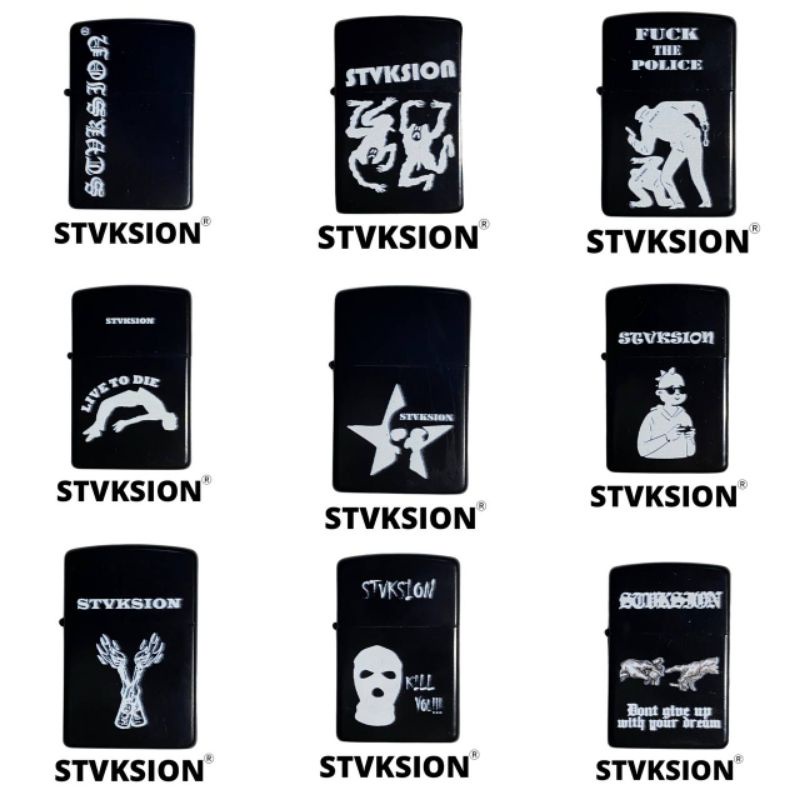 HJK POCKET LIGHTER STVKSION / KOREK API ZIPPO / KOREK ZIPPO POLOS CUSTOM / KOREK API TITANIUM