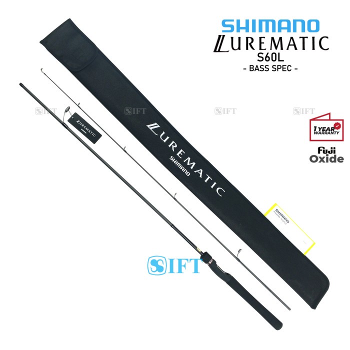 JORAN SHIMANO LUREMATIC BASS FUJI CASTING KOLAM SUNGAI MUARA LAUT