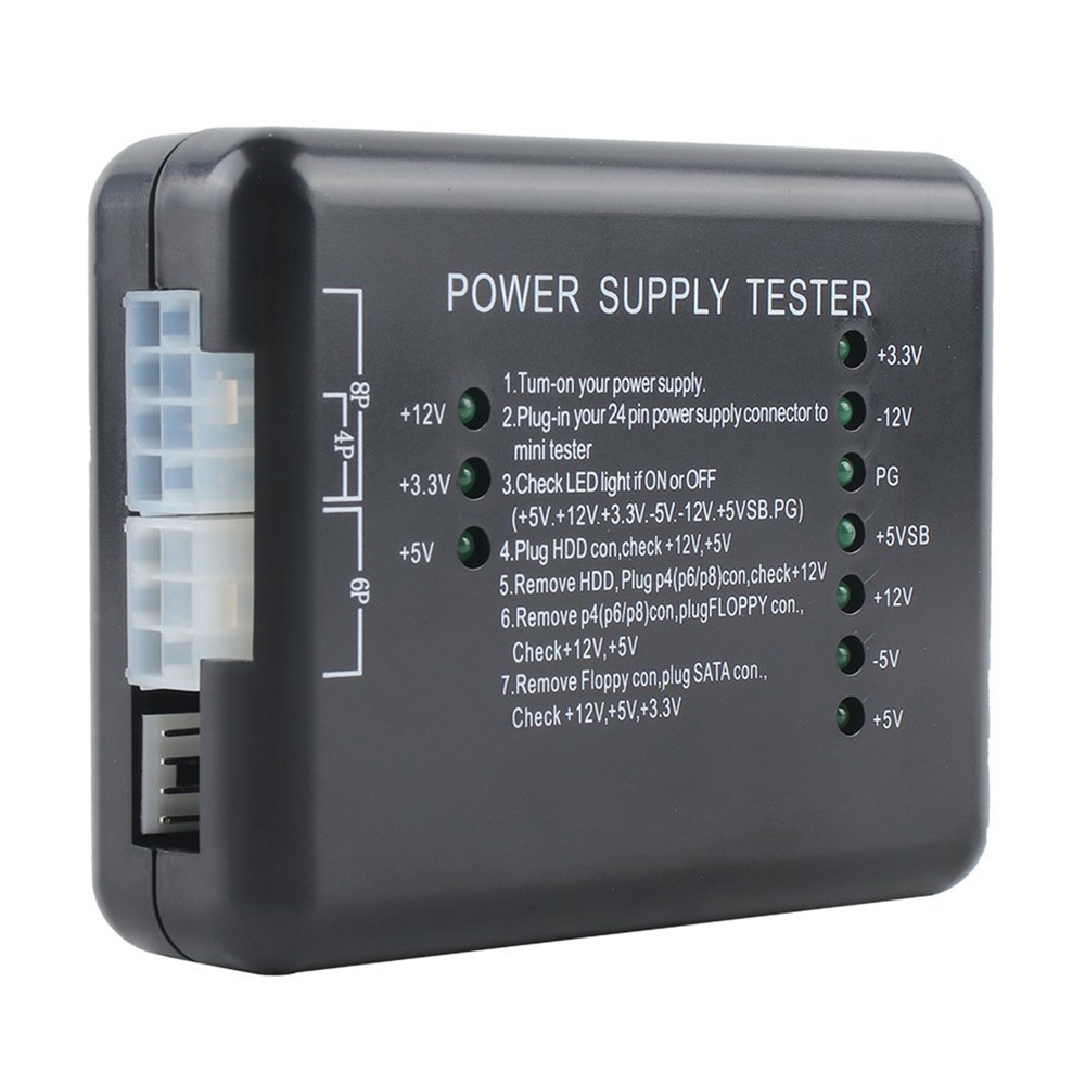 Computer Power Supply Tester ATX Power Supply Diagnostic Instrument Computer Case Power Supply Teste