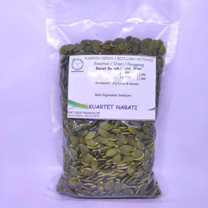 

SALE !!! 1000GR ROASTED PUMPKIN SEEDS - BIJI LABU KUPAS - OVEN - MATANG READYY
