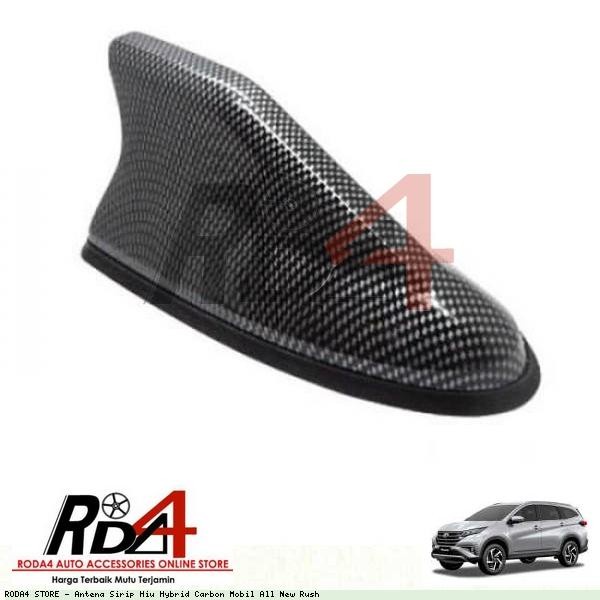 BEST ANTENA SIRIP HIU HYBRID CARBON MOBIL ALL NEW RUSH