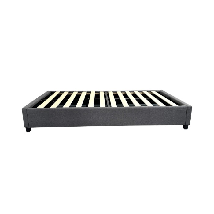 Informa 180x200 Cm Linford Iii Dipan Tempat Tidur - Abu-Abu