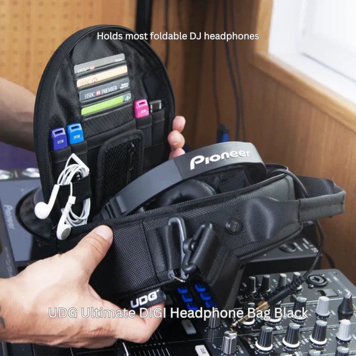 UDG ULTIMATE DIGI HEADPHONE BAG BLACK