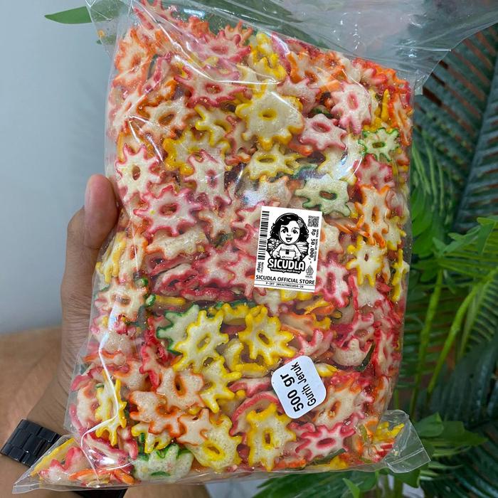 

500gram - SiCudla SEBLAK KERUPUK BINTANG - PEDAS CHILI OIL - BUMBU LEKOH SUPER PEDAS