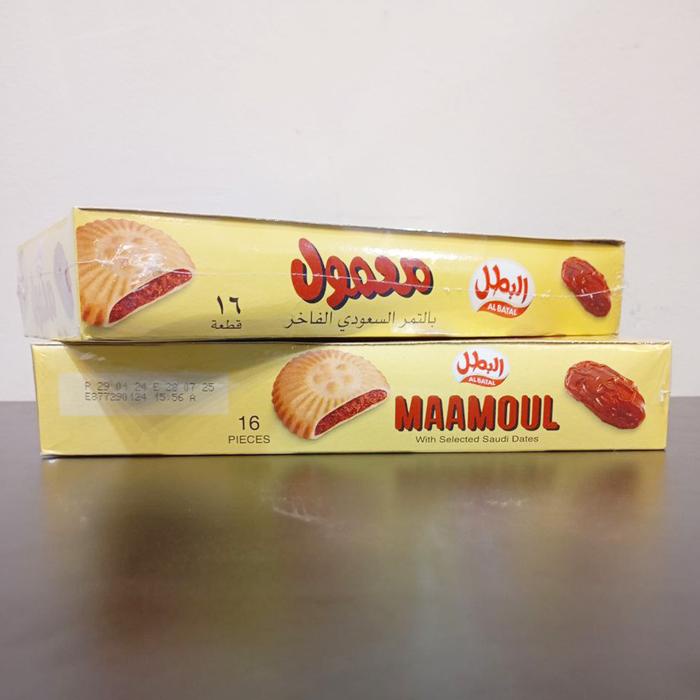 

Maamoul Al Batal Biskuit Selai Kurma isi 16pcs Biskuit kurma oleh oleh umroh healty food saudi made