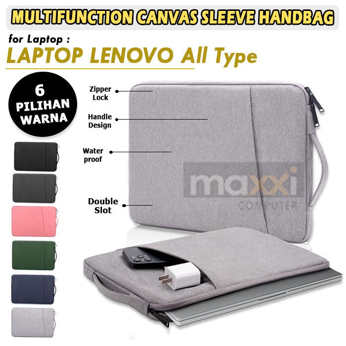 Tas Jinjing Laptop Lenovo 11 12 13 14 15 Inch Sleeve Sarung Pouch Bag
